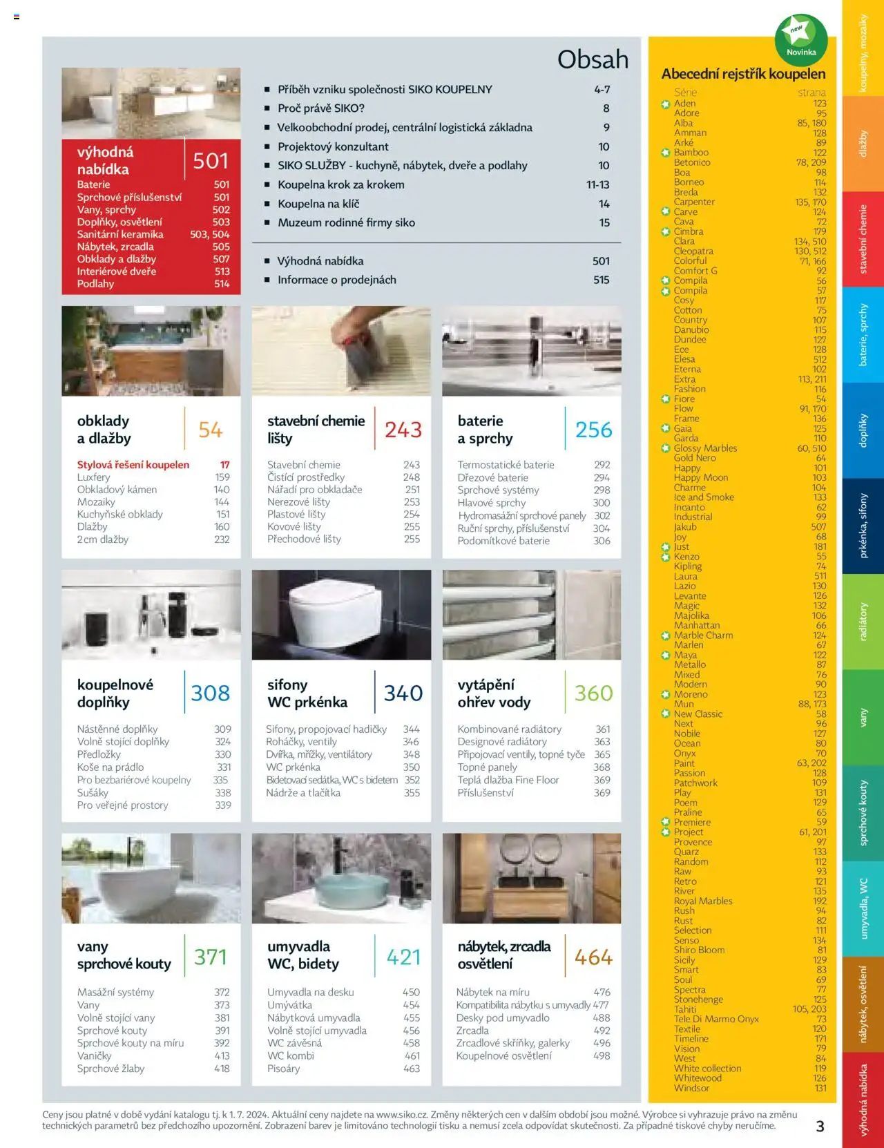  Siko koupelny Katalog Koupelny 2024/2025 (od středy 23.10.2024) - strana 3