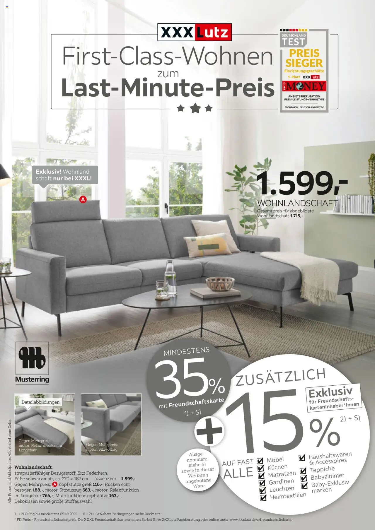 XXXL Lutz Last-Minute-Preis (vom 22.09.2025 - 05.10.2025)