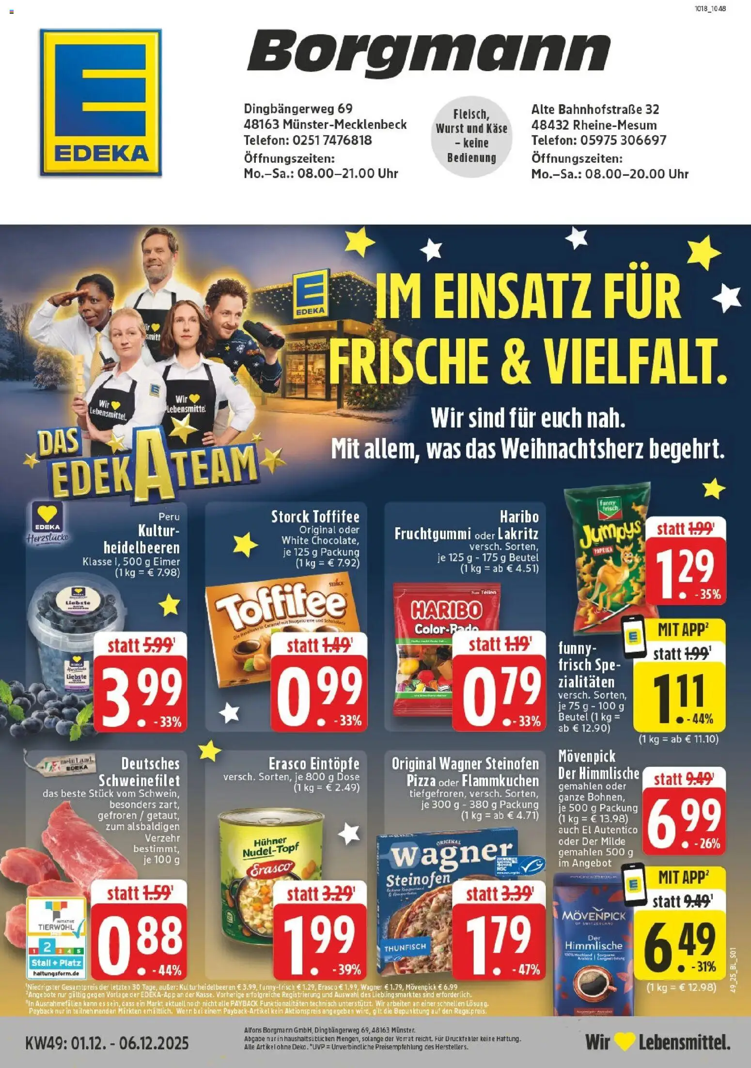 Vorschau von dem Prospekt des Geschäftes Edeka, gültig ab dem 30.11.2025