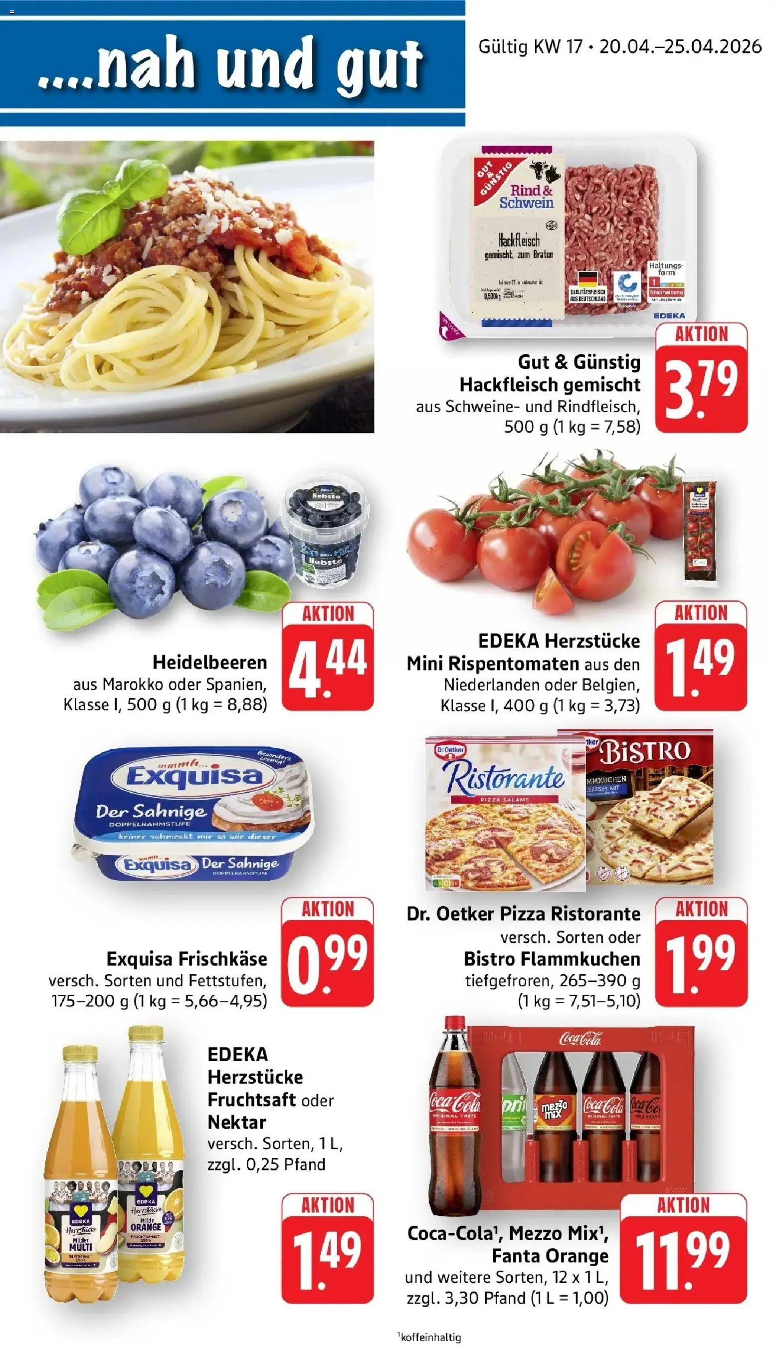 Vorschau von dem Prospekt des Geschäftes Edeka, gültig ab dem 20.04.2026