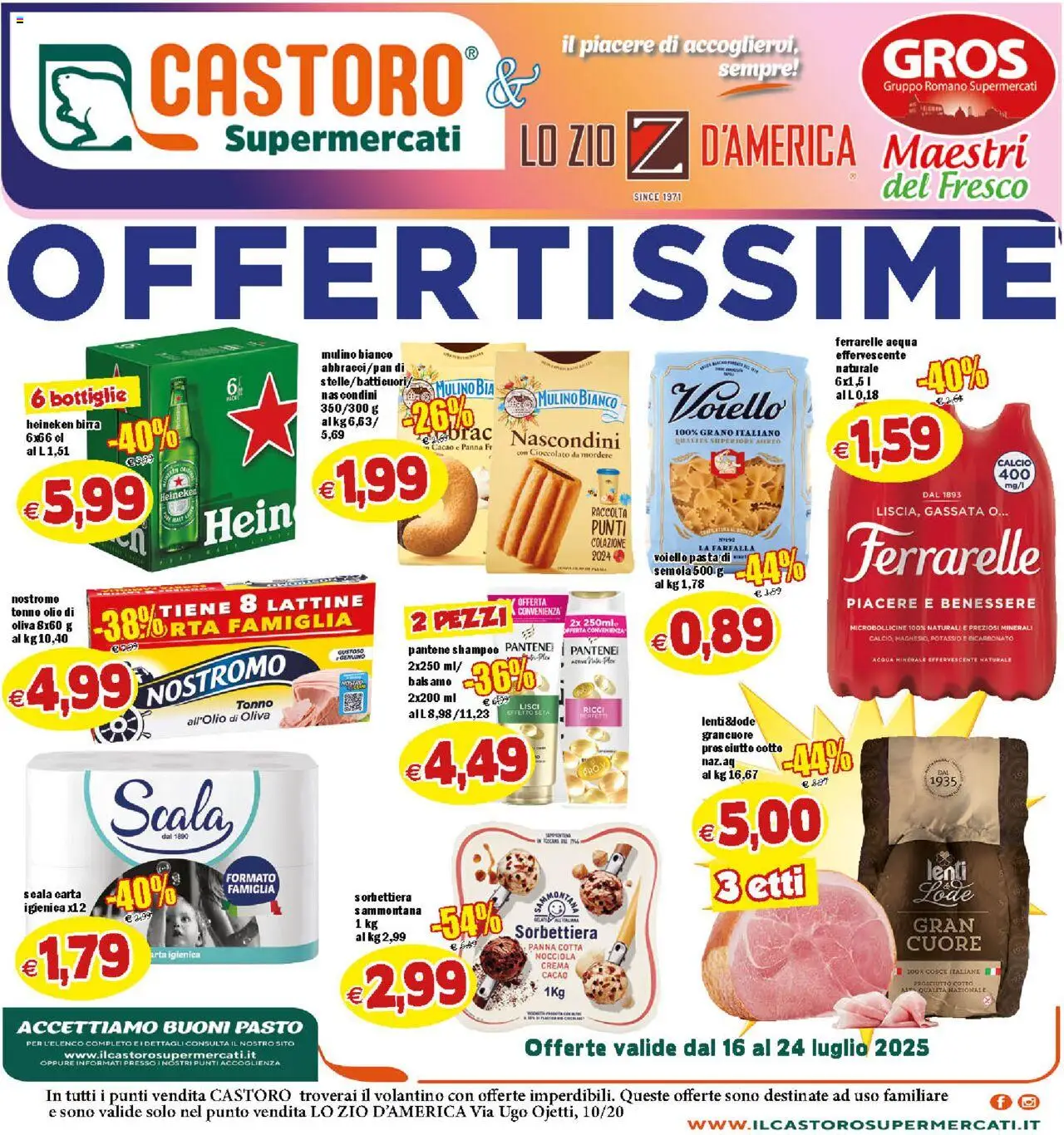 Volantino Il Castoro valido da 16/07/2025 numero di pagina 1