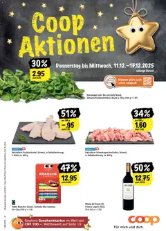 Vorschau des Merkblatts Una settimana di azioni vom Shop Coop gültig von 11.12.2025 bis 17.12.2025
