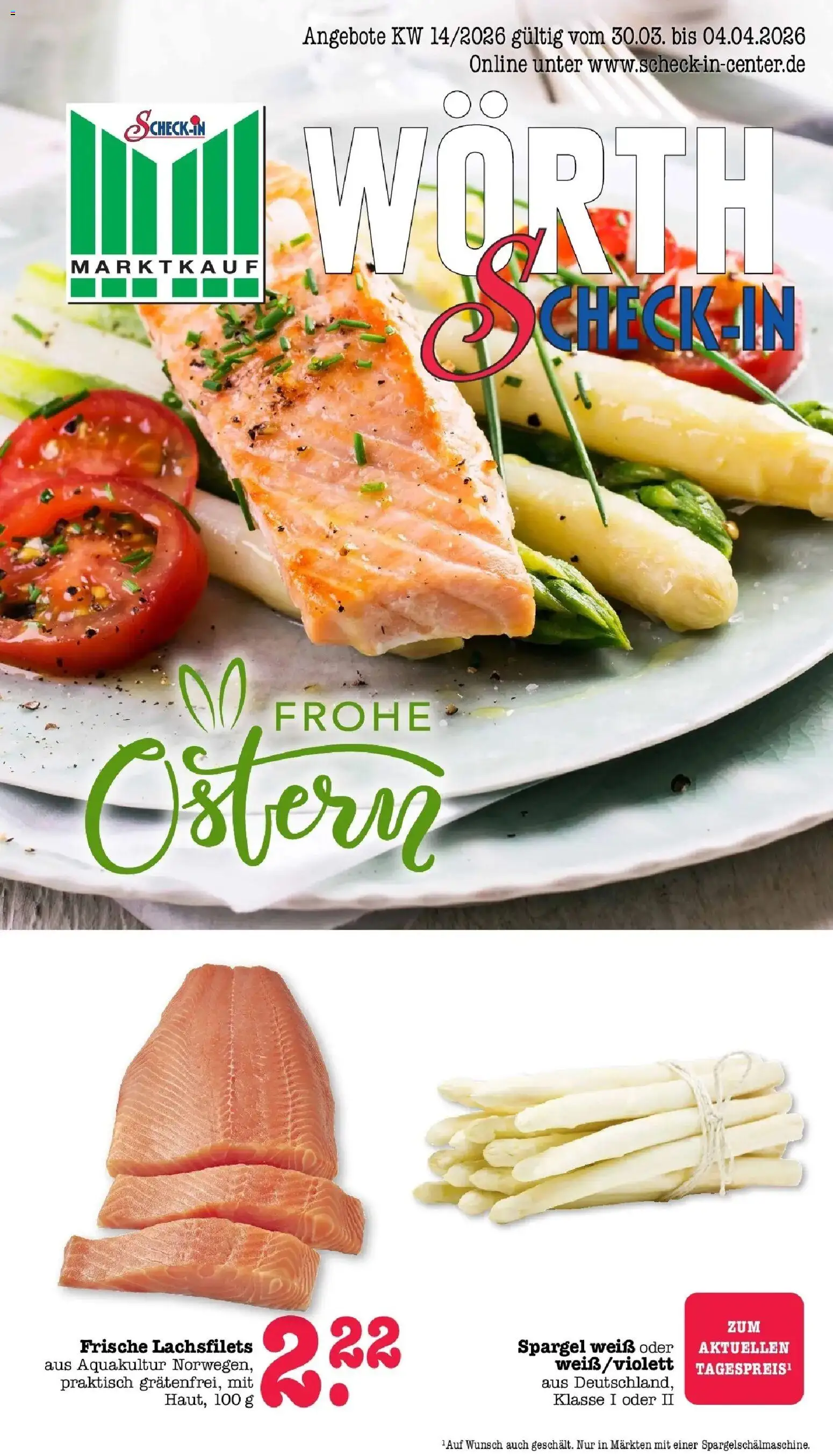 Vorschau von dem Prospekt des Geschäftes Edeka, gültig ab dem 30.03.2026 - Spargel