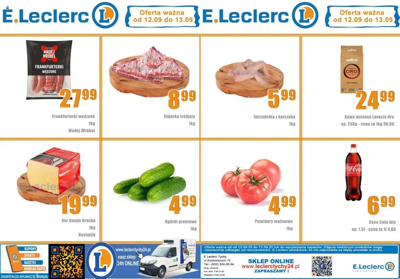 E.Leclerc Tychy od 12.09.2025 - Nowa Gazetka - Numer strony 1