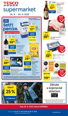 Náhled nabídky: Tesco Supermarket platný od 24.09.2025