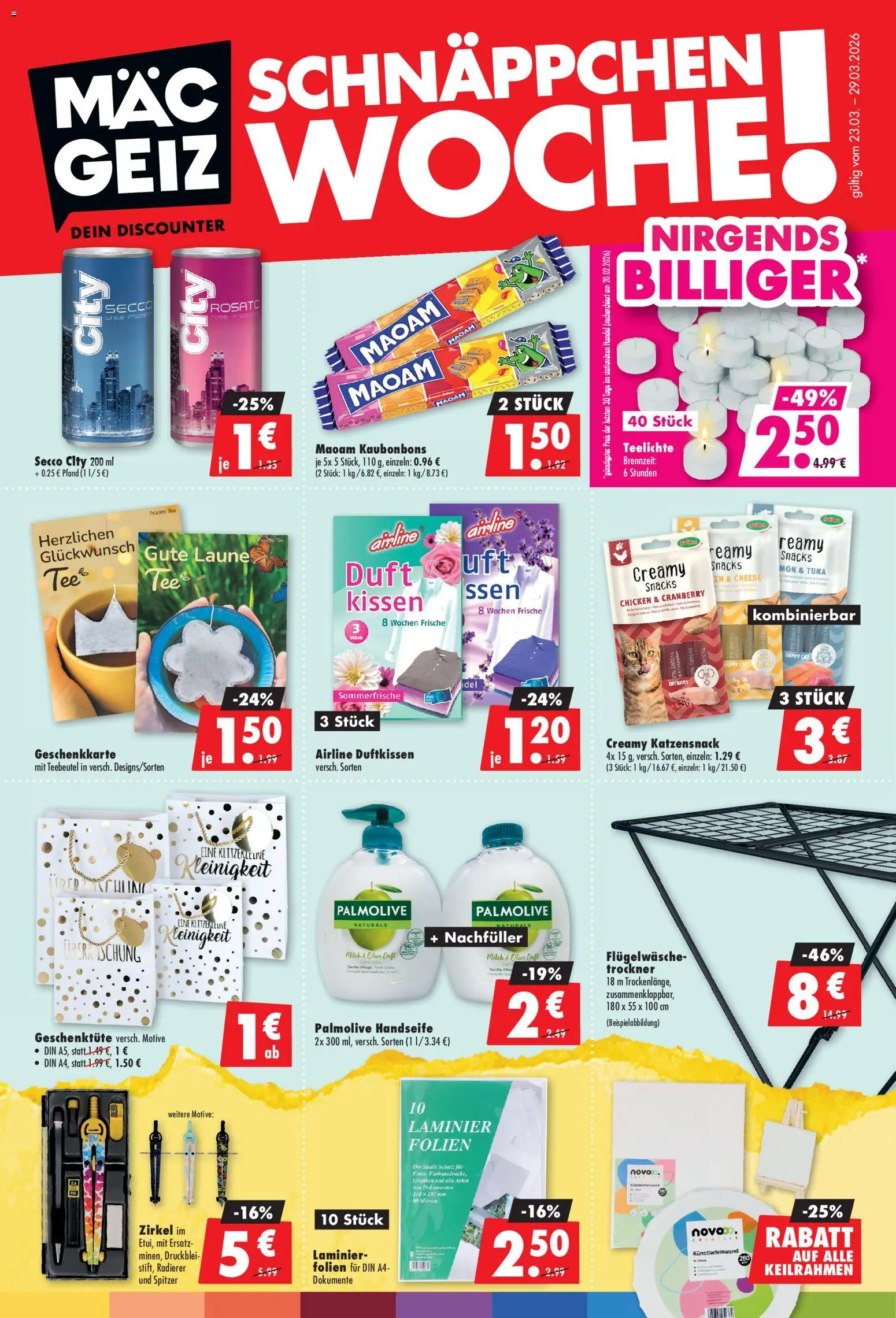 Vorschau von dem Prospekt des Geschäftes Mäc Geiz, gültig ab dem 23.03.2026