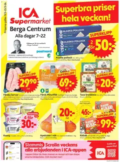 Förhandsgranska reklamblad Linköping från butik ICA Supermarket gäller från 09/03/2026