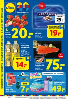 Eksempel på tilbudsavis Weekend tilbud fra butik Lidl gyldig fra 31/07/2025