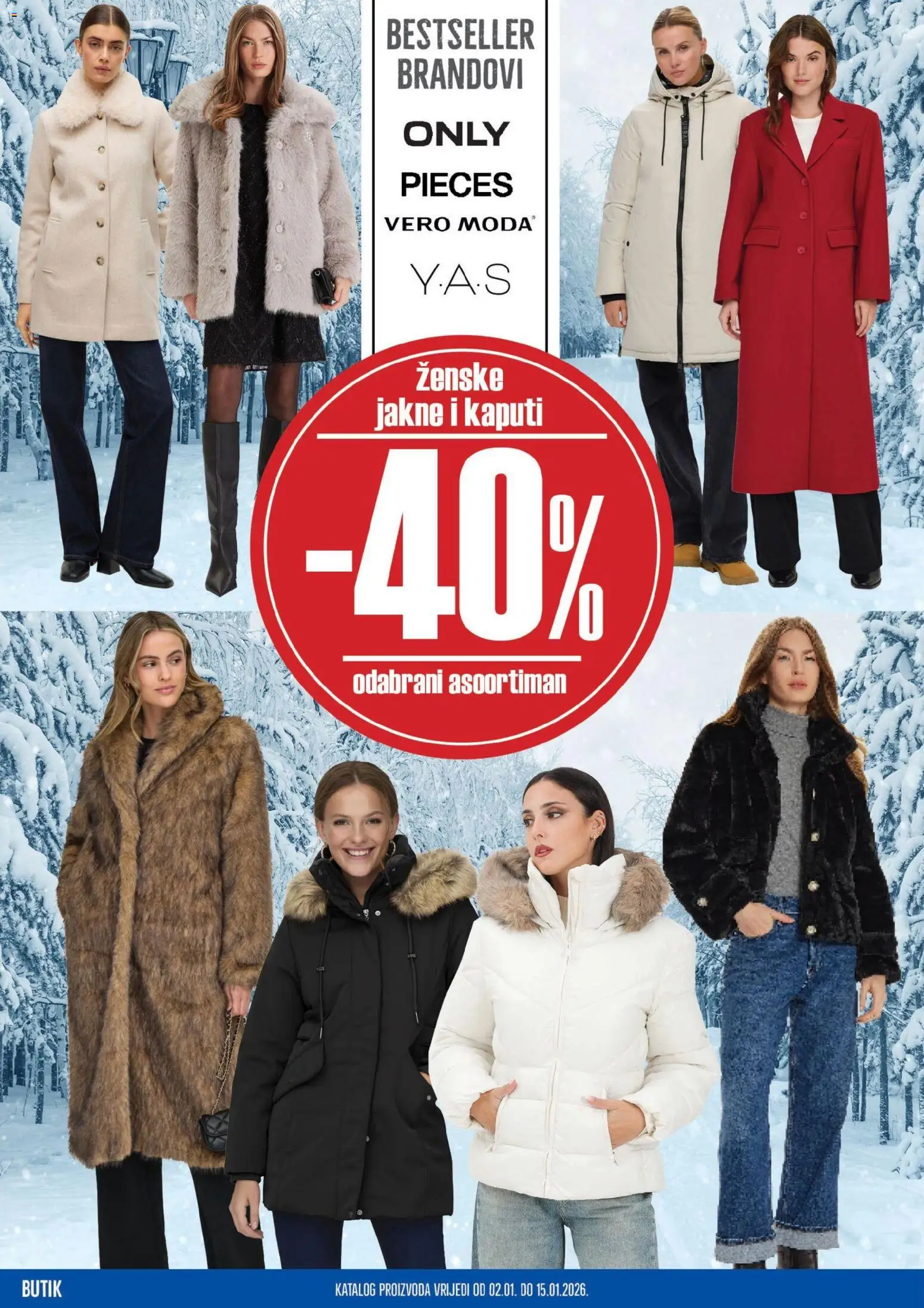 Pregled letka Katalog trgovine Prodex vrijedi od 2026.01.02