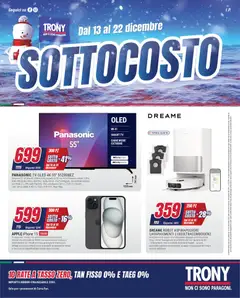 Anteprima dell'opuscolo Volantino Sottocosto Brescia dal negozio Trony valido da 13/12/2025