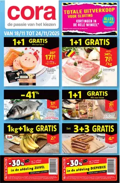 Voorbeeld van Folder week 47 van winkel Cora geldig vanaf 18/11/2025