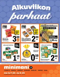 Kaupan Minimani Tarjoukset esikatselu, voimassa 20/10/2025