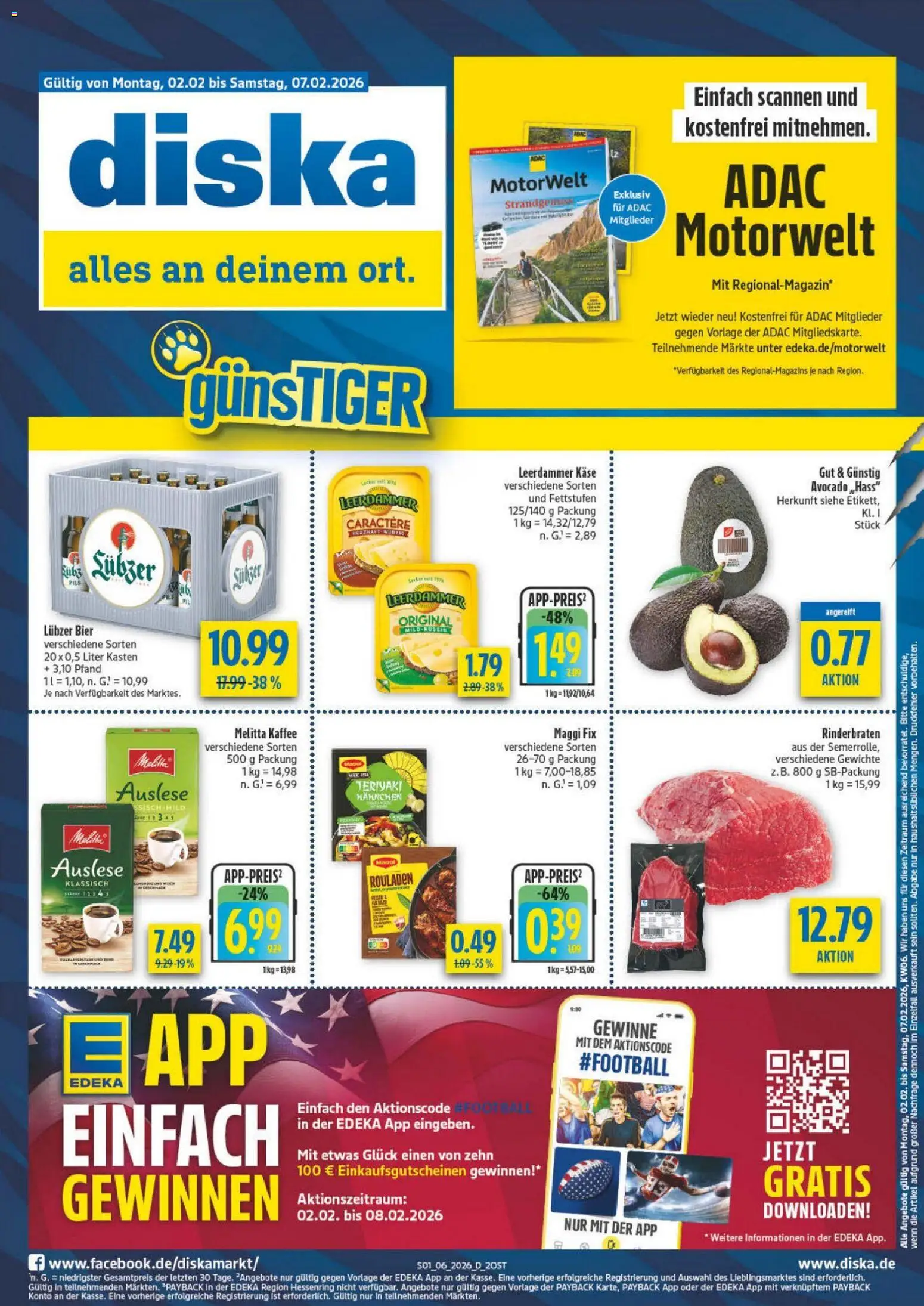 Vorschau von dem Prospekt des Geschäftes Diska, gültig ab dem 02.02.2026