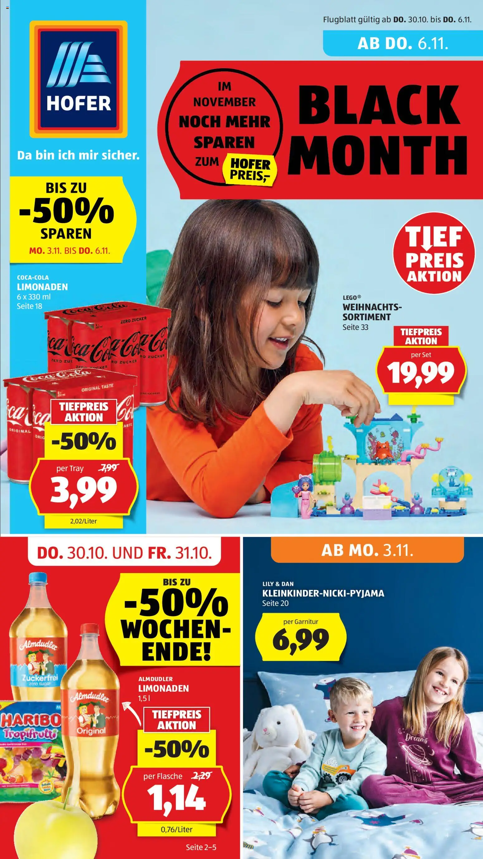 Vorschau der Angebote: Hofer Flugblatt gültig ab 30.10.2025