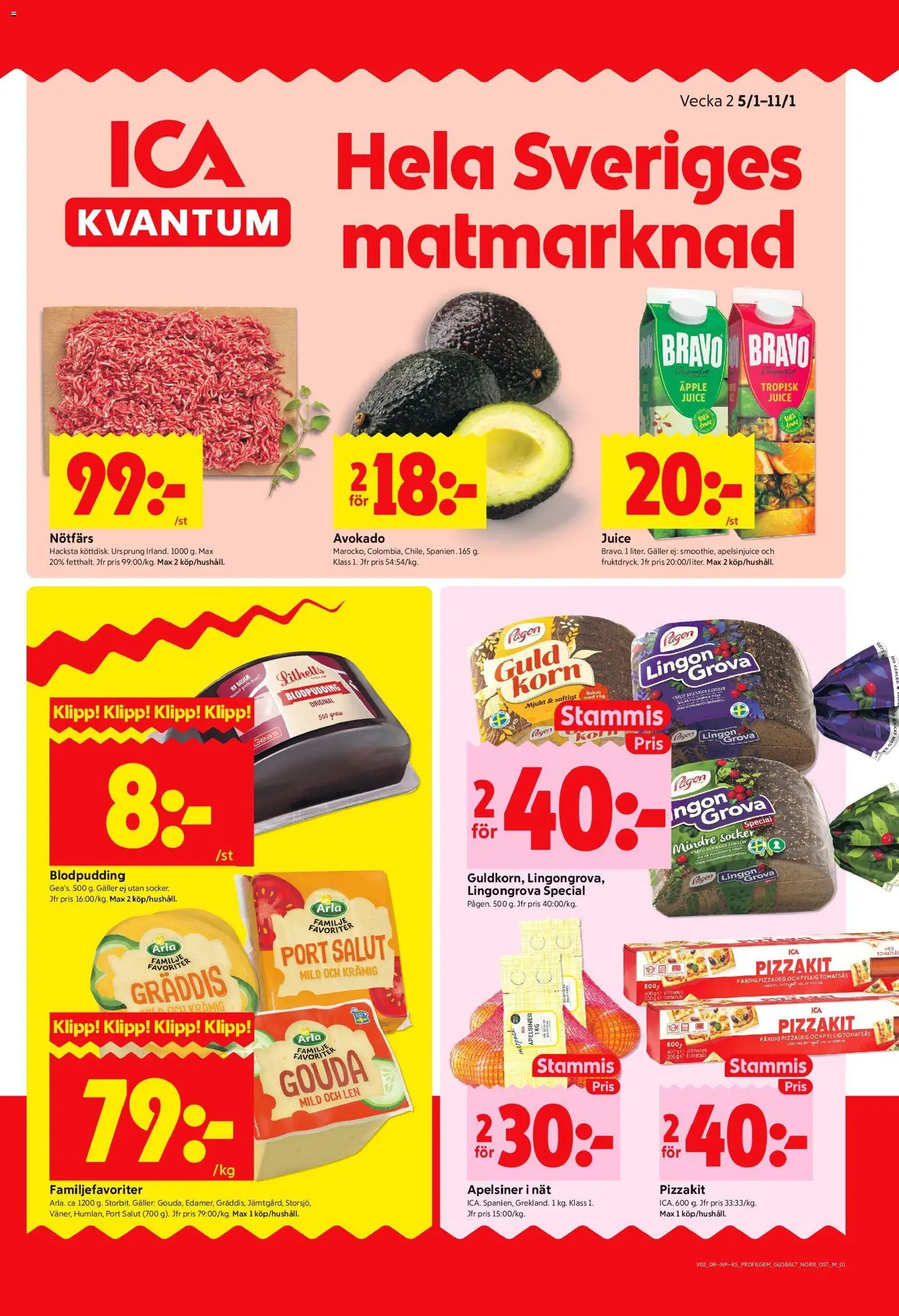 Förhandsgranska reklamblad Sollentuna från butik ICA Kvantum gäller från 05/01/2026