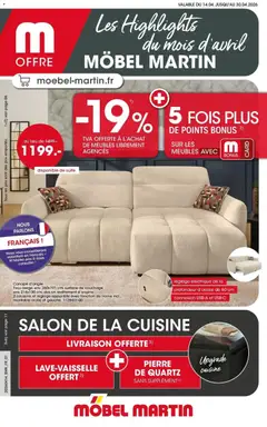 Prévisualisation de Möbel Martin: Offres hebdomadaires du magasin Möbel Martin formulaire valide 14/04/2026
