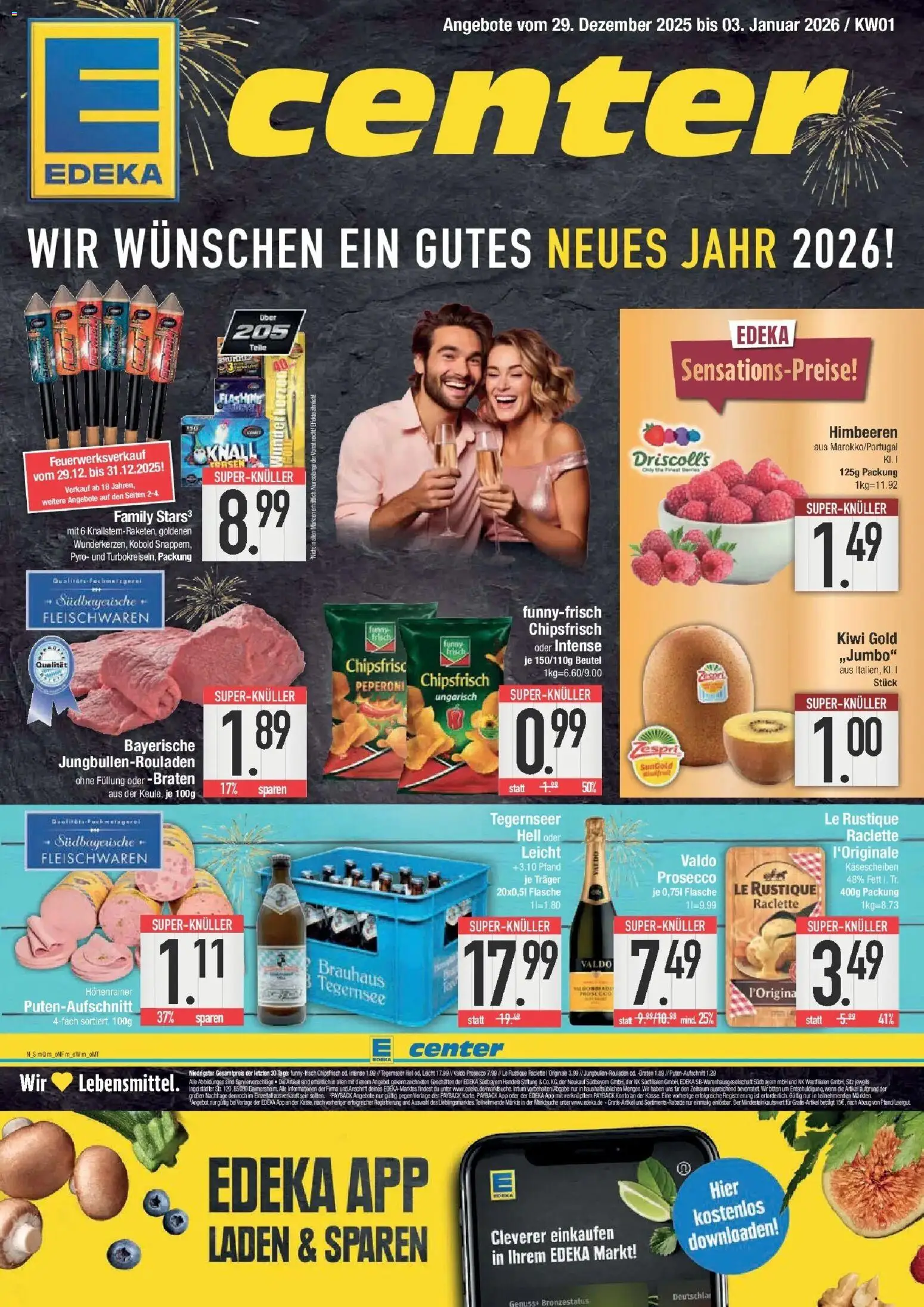 Vorschau von dem Prospekt des Geschäftes Edeka, gültig ab dem 29.12.2025