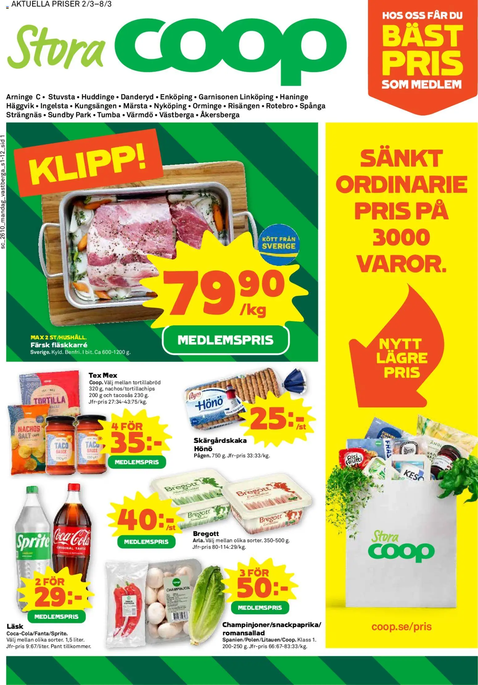 Förhandsgranska reklamblad Coop Forum erbjudanden från butik Coop Forum gäller från 02/03/2026