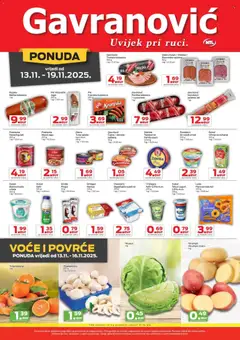 Pregled letka Katalog trgovine Gavranović vrijedi od 13.11.2025 | Stranica: 2