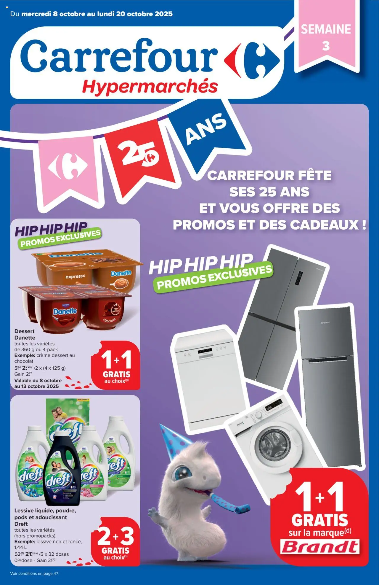 Carrefour shop Hypermarchés Promotions geldig vanaf 08/10/2025 - Paginanummer 1