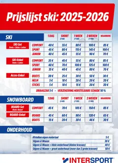 Voorbeeld van Folder van winkel Intersport geldig vanaf 29/12/2025