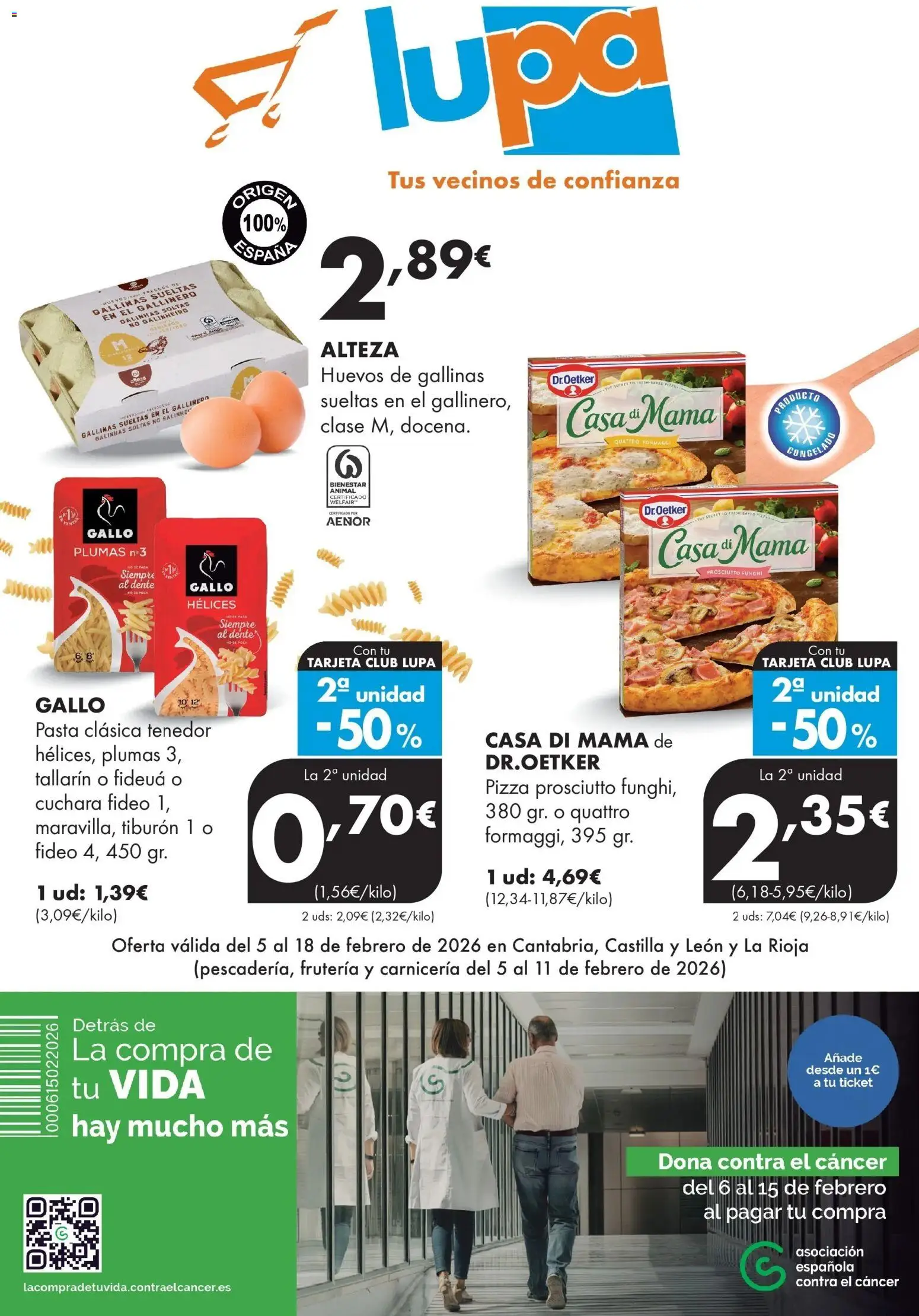Vista previa del folleto de la tienda Lupa Supermercados válido desde el 05/02/2026 