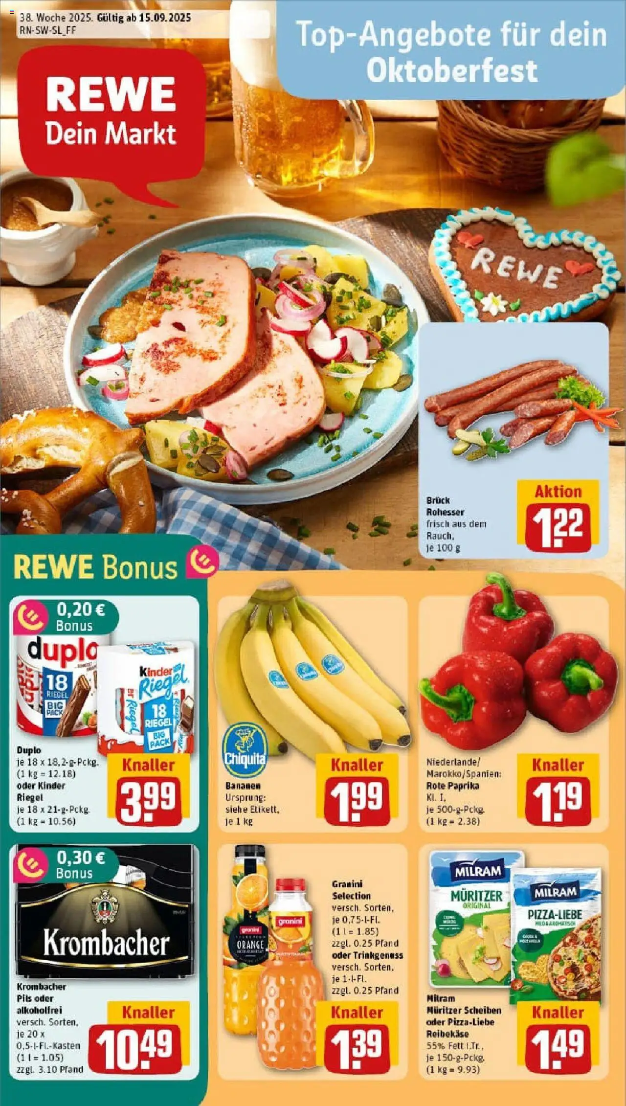 REWE Prospekt ab 14.09.2025 nächste Woche - Prospekt Saarlouis/Lisdorf	