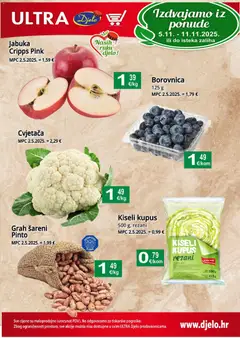 Pregled letka Trajanje akcije trgovine Djelo vrijedi od 05.11.2025