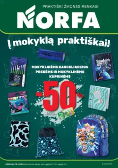 NORFA parduotuvės leidinio Leidinys galiojančio nuo 2025.08.21 peržiūra