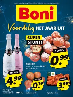 Voorbeeld van Folder week 1 van winkel Boni geldig vanaf 25-12-2025