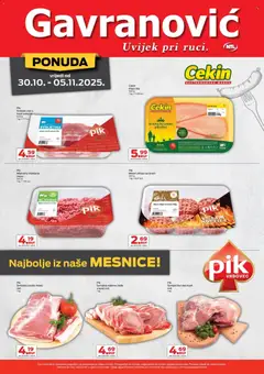 Pregled letka Katalog trgovine Gavranović vrijedi od 30.10.2025 | Stranica: 5