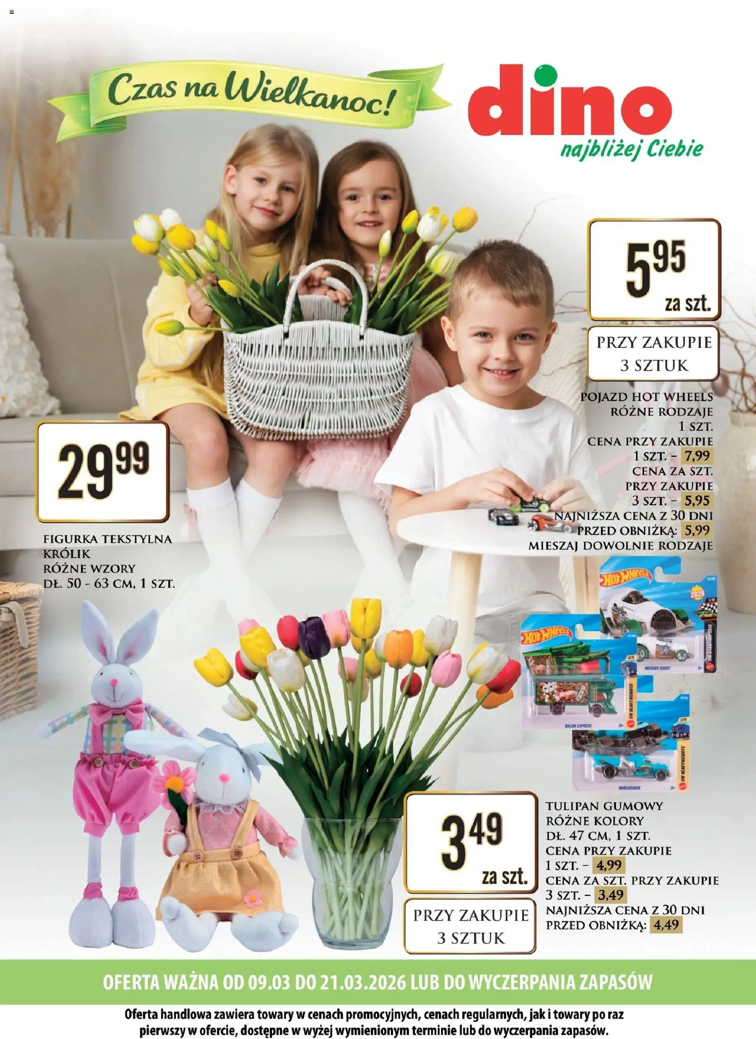 Pogląd gazetki "Dino gazetka - Czas na Wielkanoc" ze sklepu Dino ważnej od 09.03.2026