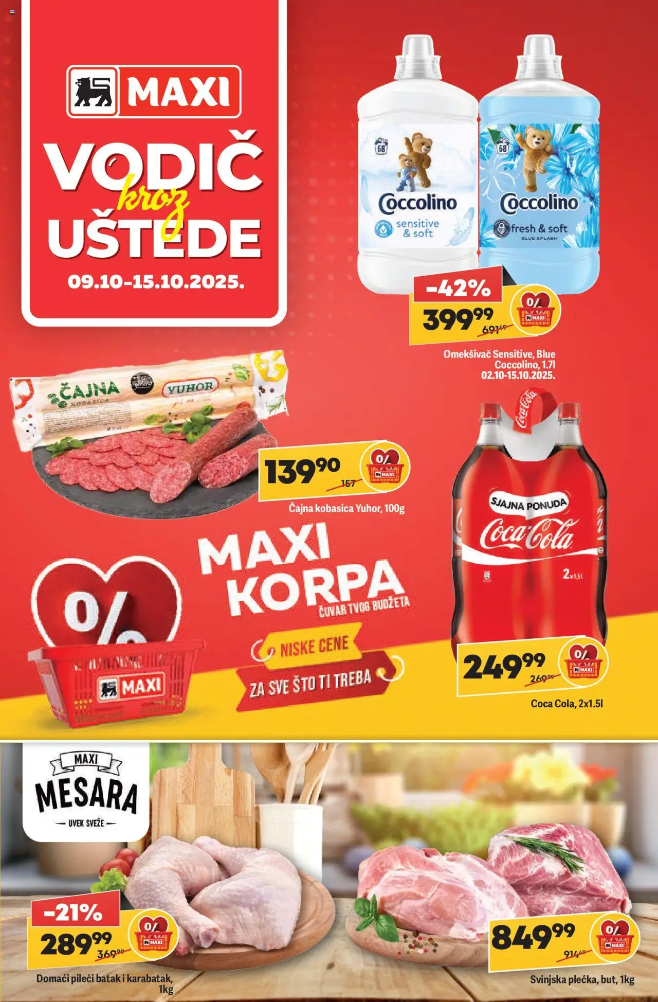 Maxi katalog važi od 09.10.2025 - stranica 1