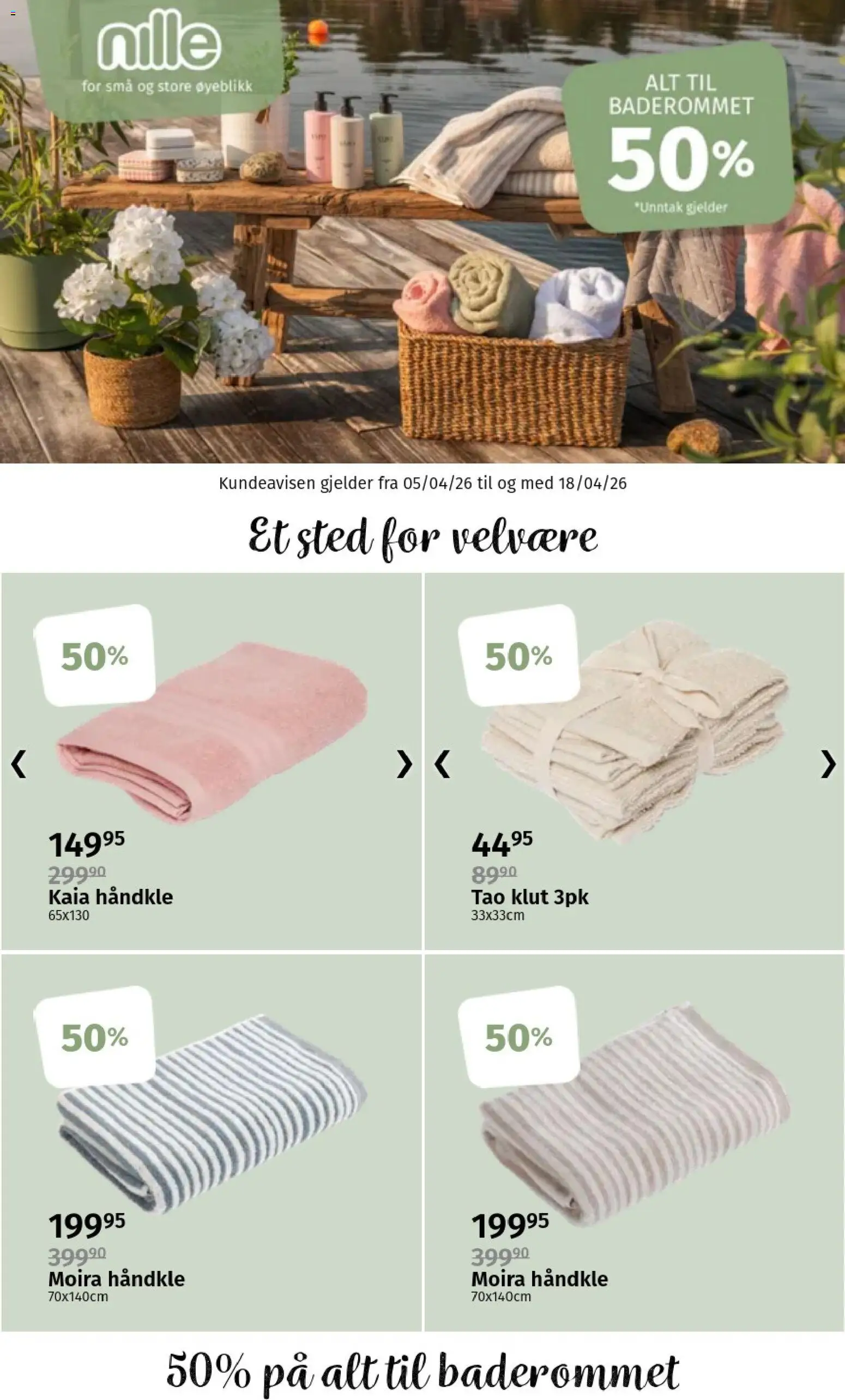 Forhåndsvis Nille kundeavis fra butikk Nille gyldig fra 05/04/2026