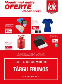 Previzualizarea de cataloage: Kik Catalog KiK până în data de 03.12.2025 valabil de la 30.11.2025