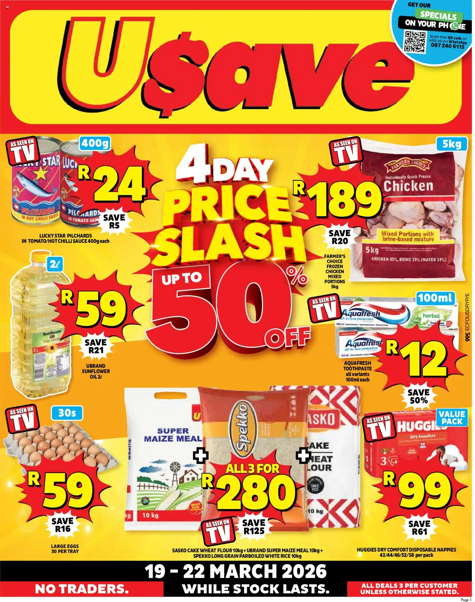 Preview of Usave flyer valid from 19/03/2026