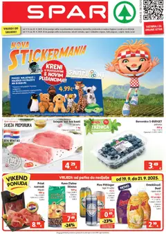 Pregled letka Katalog trgovine Spar vrijedi od 17.09.2025