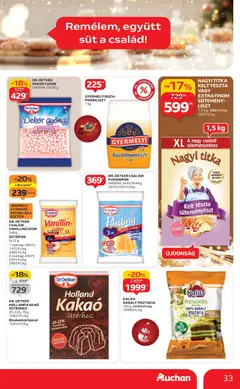 Auchan - Akciós újság Auchan megtekintése, amely érvényes 2025.12.11.-től | Oldal: 33