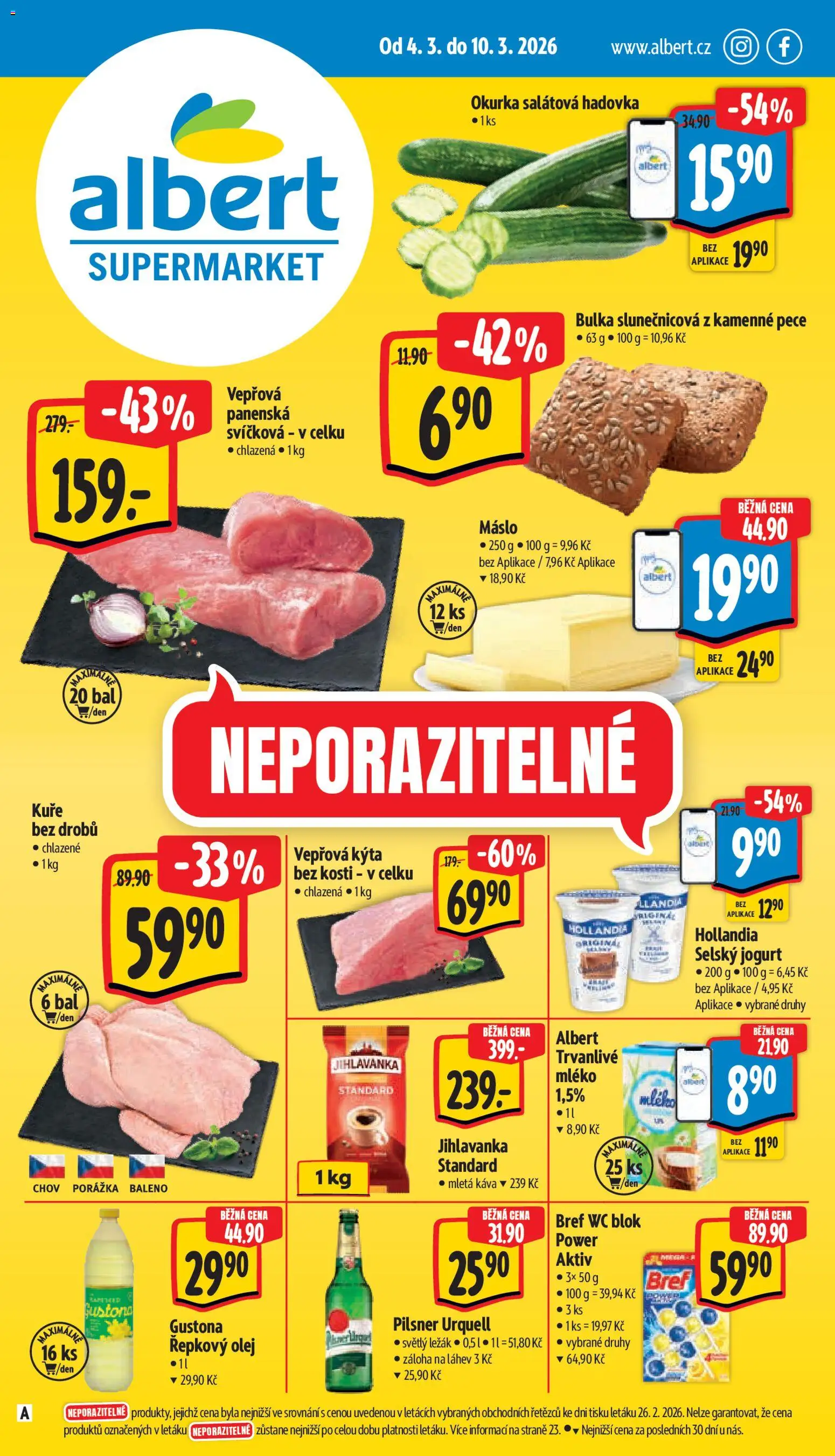 Náhled nabídky: Albert Albert leták - Supermarket platný od 04.03.2026