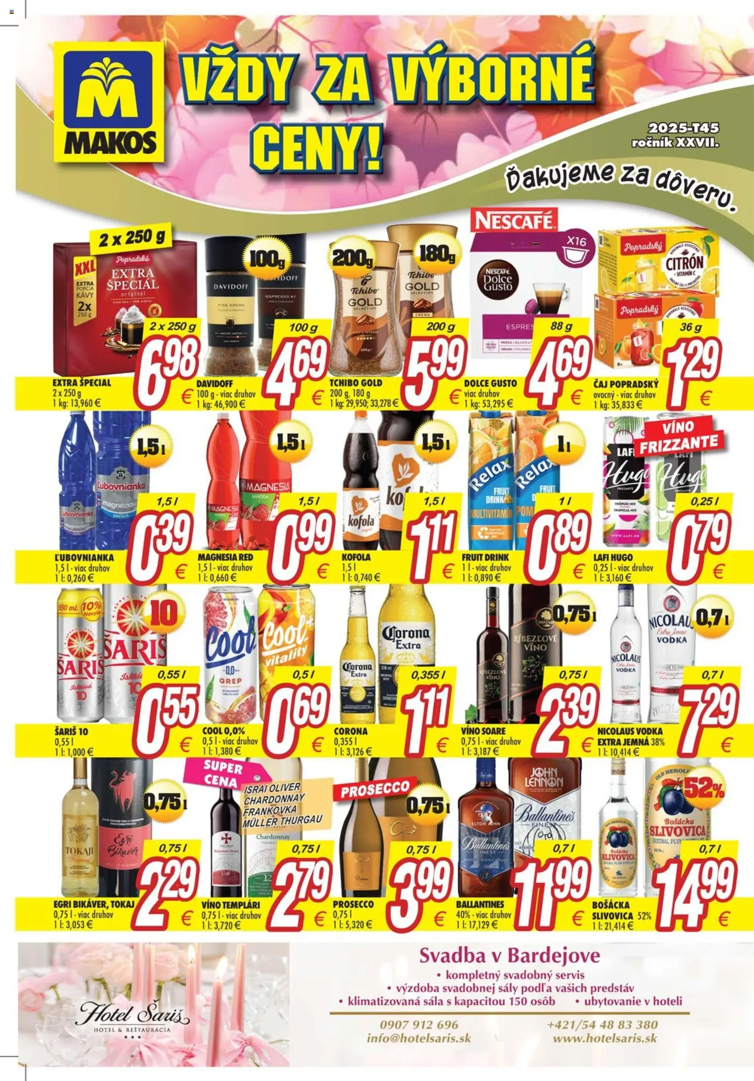 Náhľad Makos letáku platného od 03.11.2025