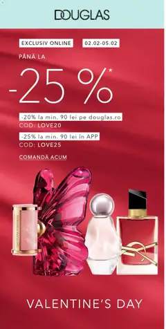 Previzualizarea de cataloage: Oferte Douglas valabil de la 02.02.2026