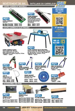 Prévisualisation de Catalogue du magasin Brico Cash formulaire valide 04/04/2025 | Page: 134