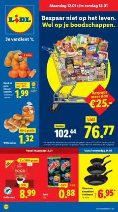 Voorbeeld van Folder week 3 van winkel Lidl geldig vanaf 12-01-2026