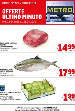 Anteprima dell'opuscolo Metro volantino Offerte freschissimi dal negozio Metro valido da 23/04/2026
