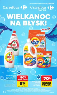Pogląd gazetki "Carrefour gazetka - Wielkanoc na błysk" ze sklepu Carrefour ważnej od 09.03.2026