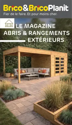 Voorbeeld van Brico Plan-it Magazine abris de jardin van winkel Brico Plan-it geldig vanaf 12/03/2026