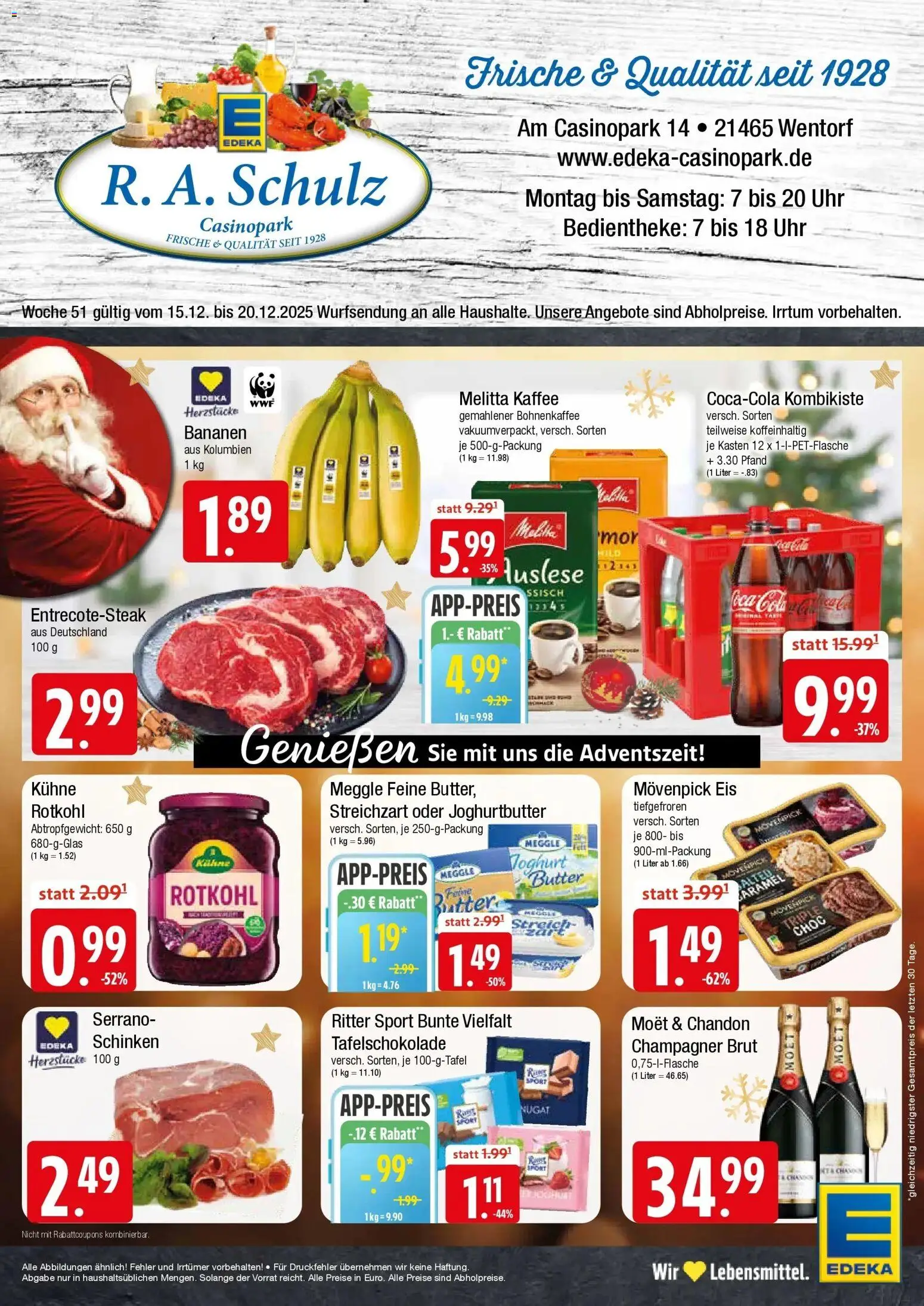 Vorschau von dem Prospekt des Geschäftes Edeka, gültig ab dem 15.12.2025
