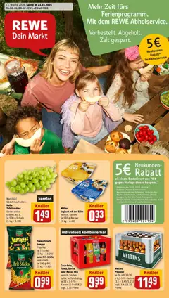 Vorschau von dem Prospekt des Geschäftes Rewe, gültig ab dem 23.03.2026