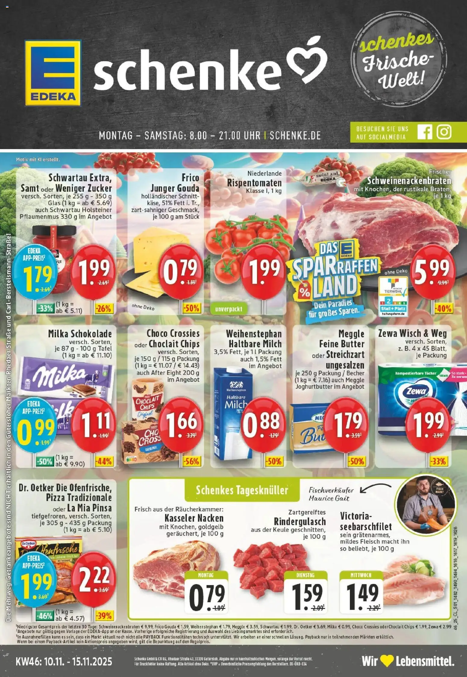 Vorschau von dem Prospekt des Geschäftes Edeka, gültig ab dem 10.11.2025