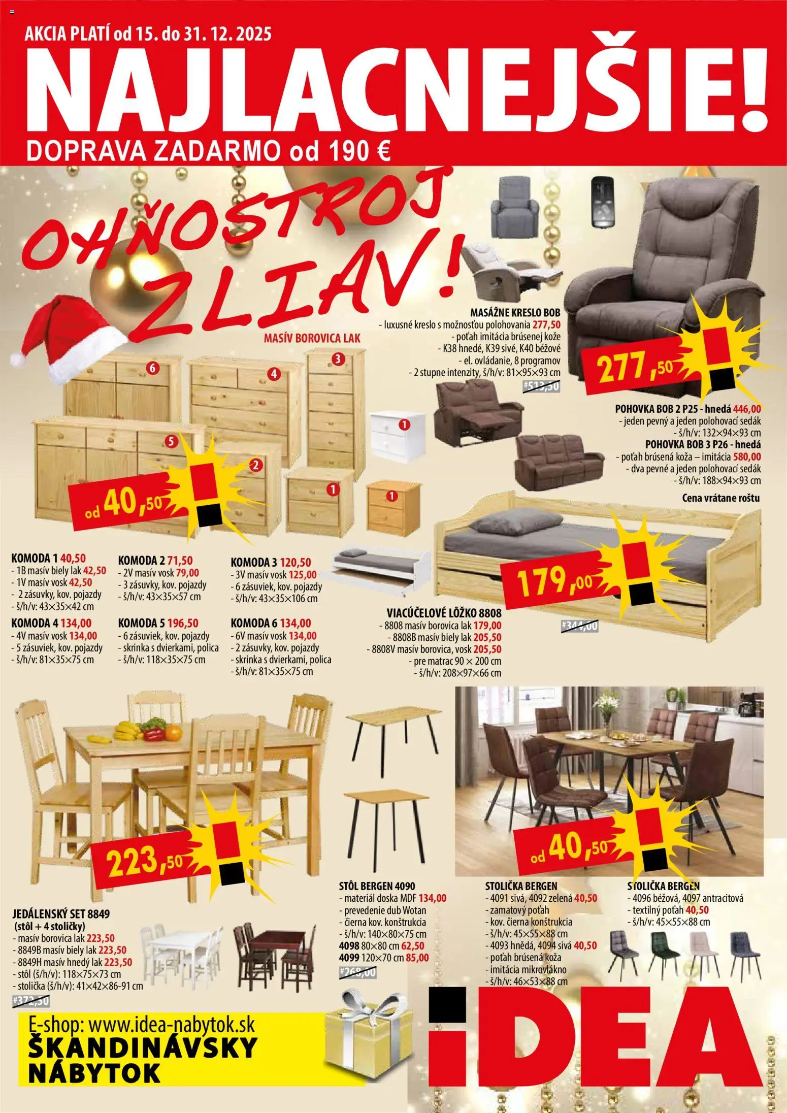 Náhľad IDEA nábytok letáku platného od 15.12.2025